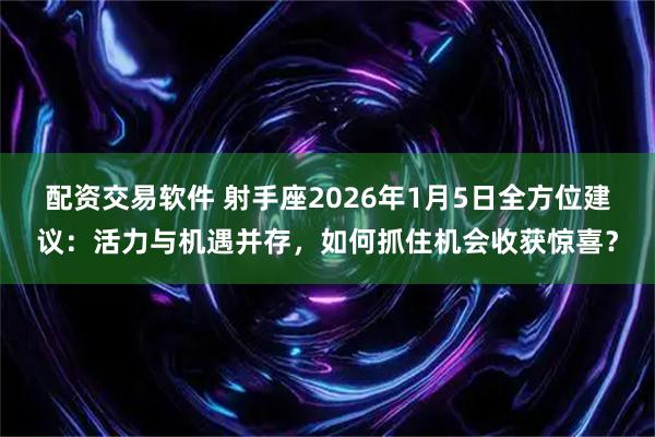 配资交易软件 射手座2026年1月5日全方位建议：活力与机遇并存，如何抓住机会收获惊喜？